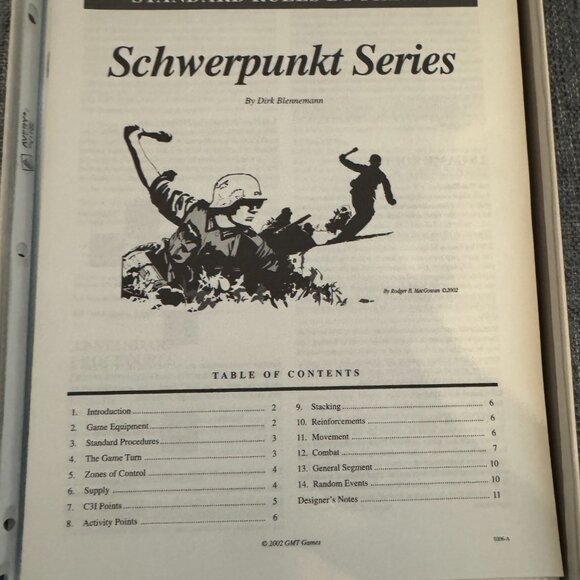 Von Manstein's Backhand Blow (open, punched) GMT0206 - Picture 8 of 16